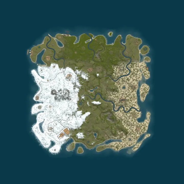 Map of [AU/NZ VS SEA][3X LOOT][LOW UPKEEP][NO MERCY]