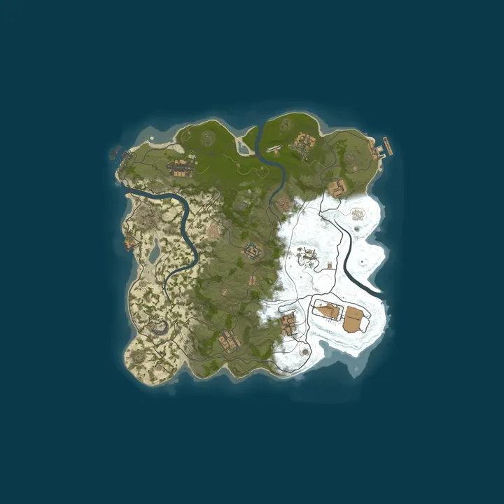 Map of [LATAM] RUSTICO Vanilla | WIPE 26/10