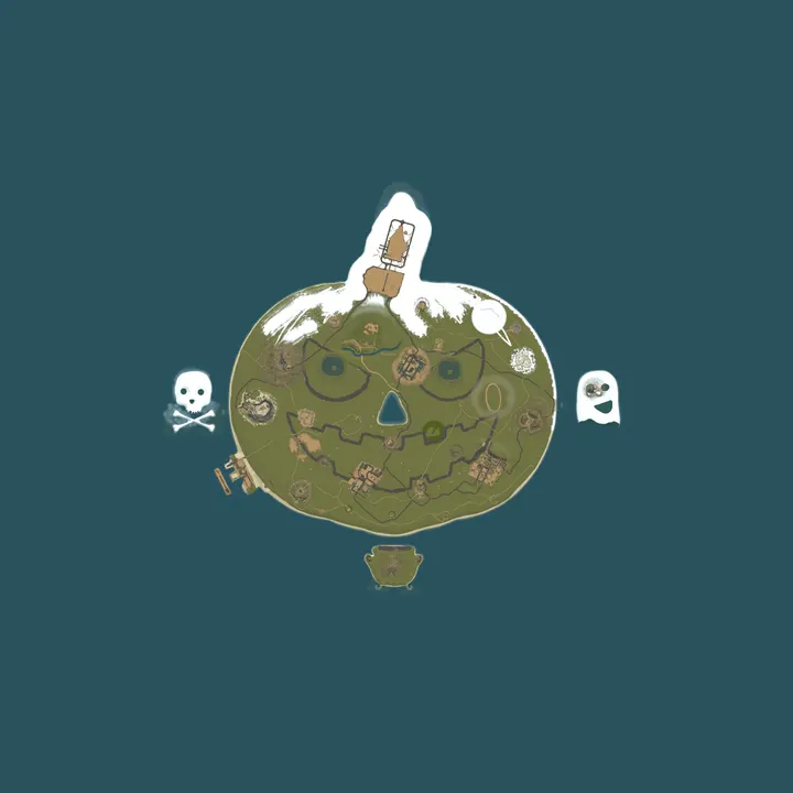 Map of TxF Halloween monthly
