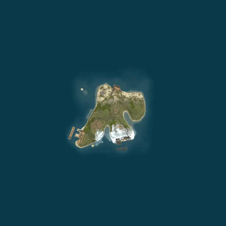 Map of A Shockbyte Rust Server