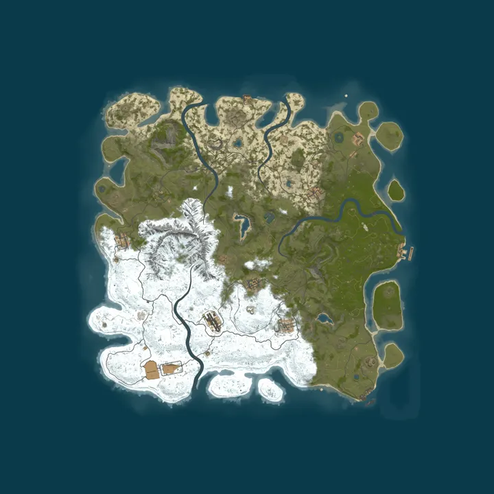Map of [EU] Wild Sanctuary • PvE X10 •        XP/SHOP/EVENTS