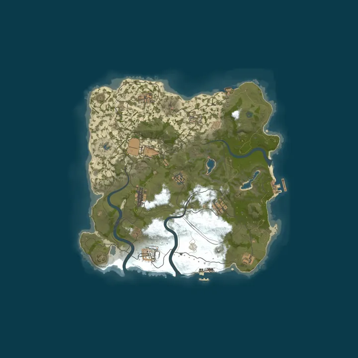 Map of EU RustLife.net | Solo ONLY | Fridays | Noob Friendly