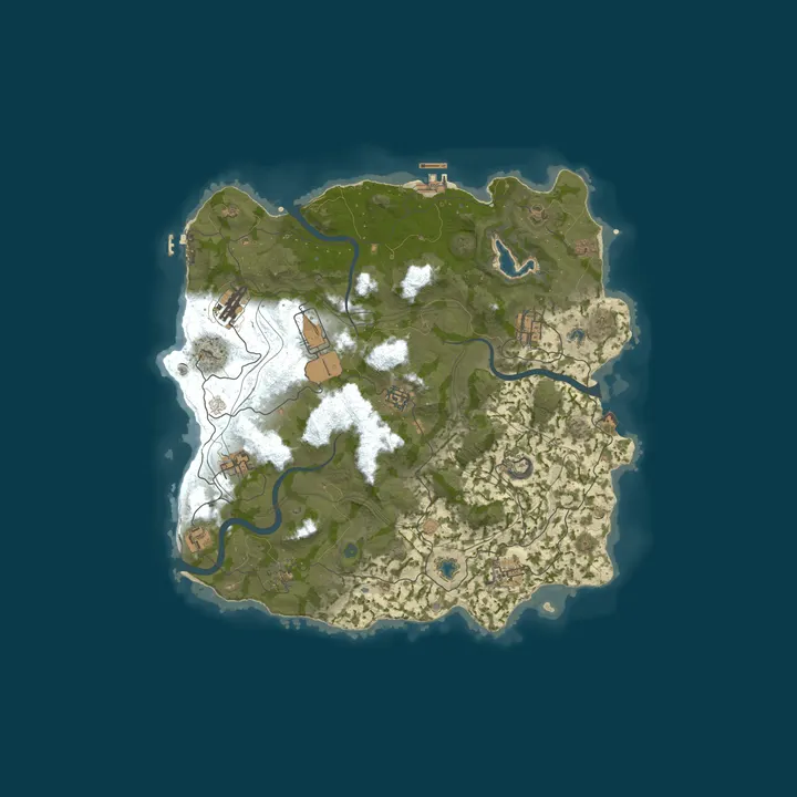 Map of RustForNoobs.com 2x Weekly EU | Solo/Duo/Trio No BP Wipes x2|