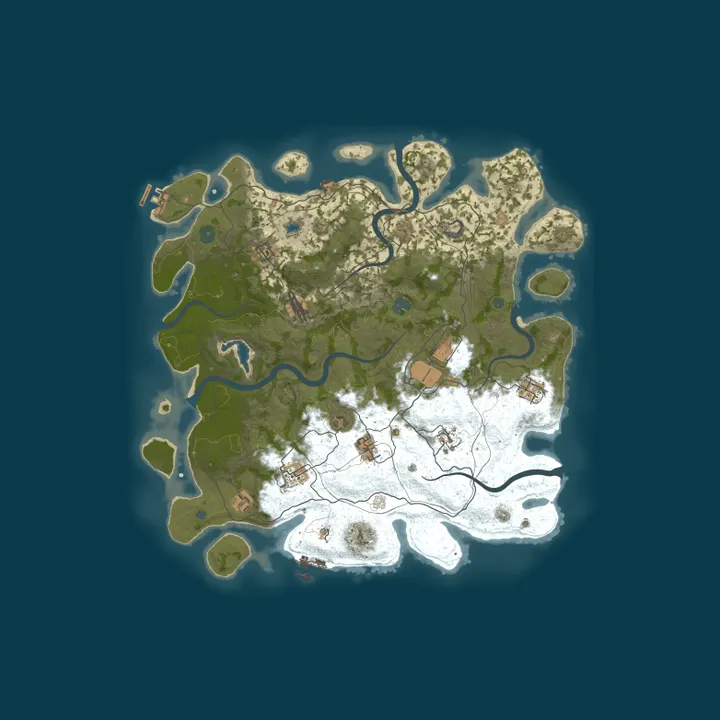 Map of 404 RUST SOLO/DUO | ПН | ДЛЯ НОВИЧКОВ 26.10