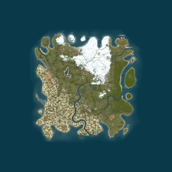 Map of #1 RUS-T PVE MAIN под КУПОЛОМ [X2|X3|EVENT|BANK]