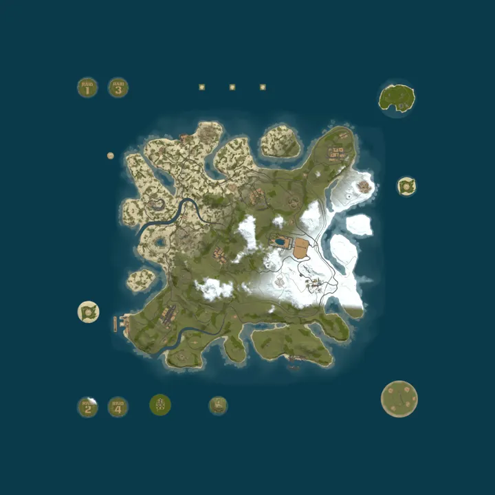 Map of RUSTALIA [LATAM] PVE | Wiped: 12d 13h