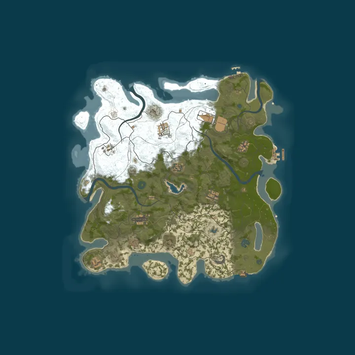 Map of OUTPOST 2x Monthly |Solo/Duo/Trio/Quad| Just Wiped #2