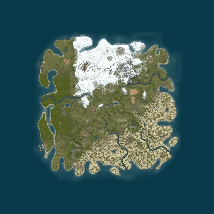 Map of Rust Horizon