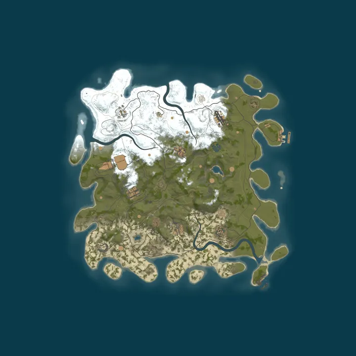 Map of PARADOX | ROCK | MODDED x2 | SOLO DUO TRIO SQUAD | 7D