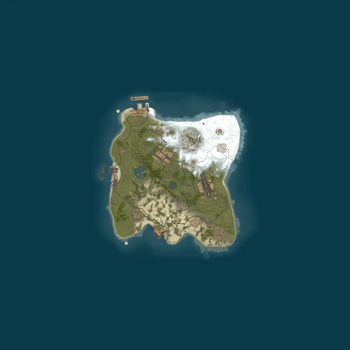 Map of A Rust Server