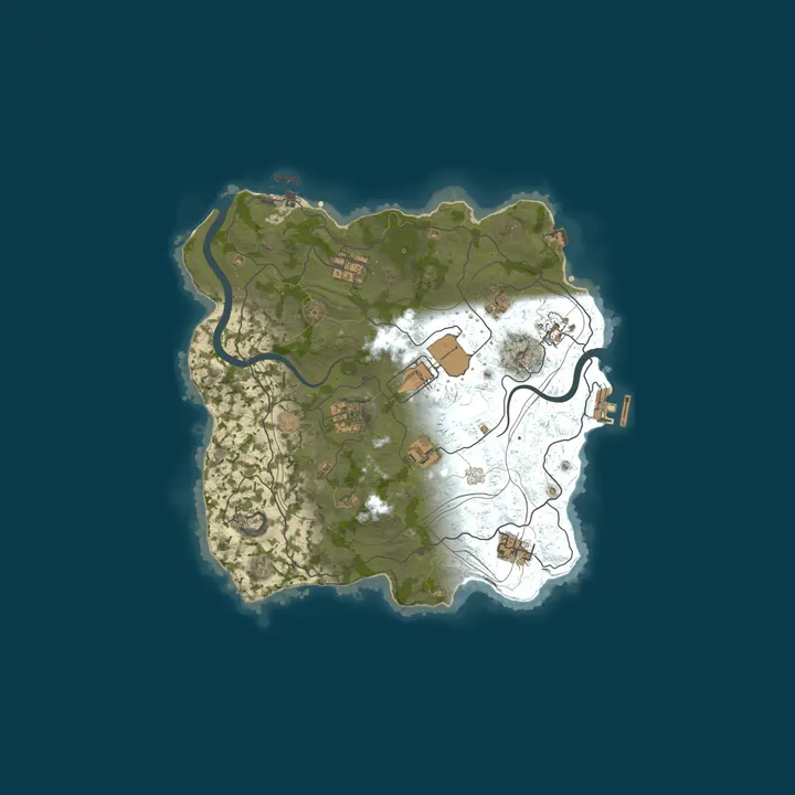Map of LITHUANIA RUST | 2X | QUAD | BIWEEKLY