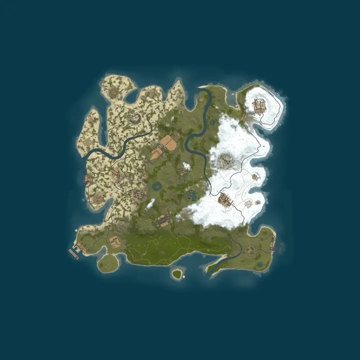 Map of [AU] OzRust.com PvE | Jetpacks | Kits | Events