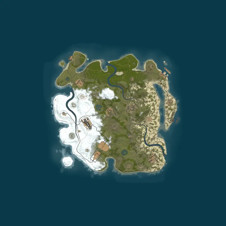 Map of THE WASTELANDS | x2 RATES | SOLO/DUO/TRIO/QUAD | WEEKLY WIPES |