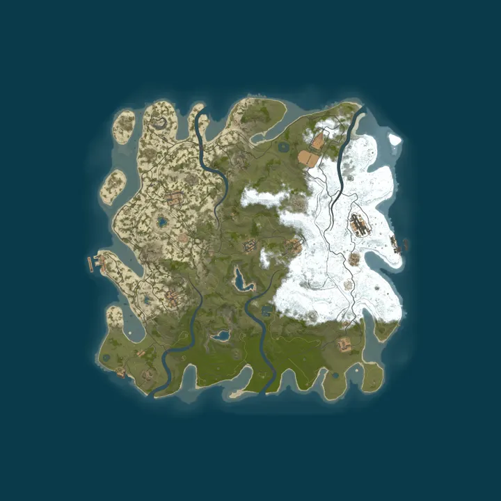 Map of Aqua Staging Branch