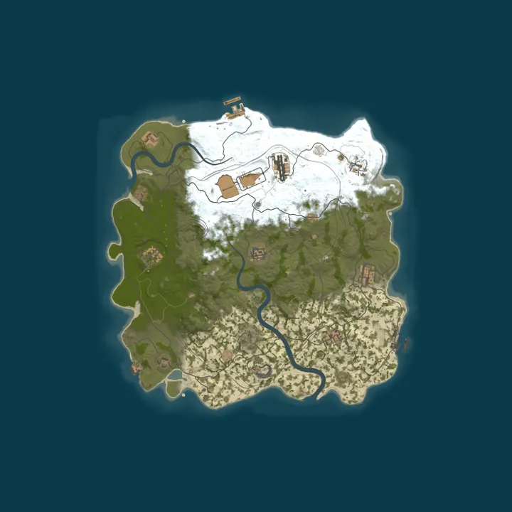 Map of [TR][EU] RUSTDEFT | Solo/Duo | Türkiye YeniOyuncu #Best
