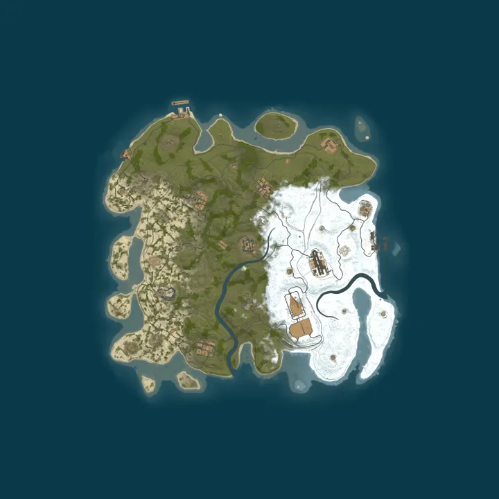 Map of HollowServers.co 3x Solo/Duo/Trio |LootX3|JUST FULLWIPED