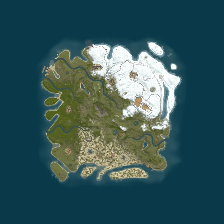 Map of ⦿ ICEFUSE EU 3X Duo (Solo/Duo|Loot x3|WIPED)