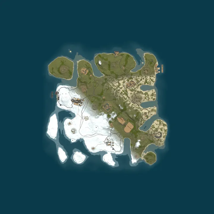 Map of Global.gg - US 3x │PVP│Loot+│Clans│Kits│TP│