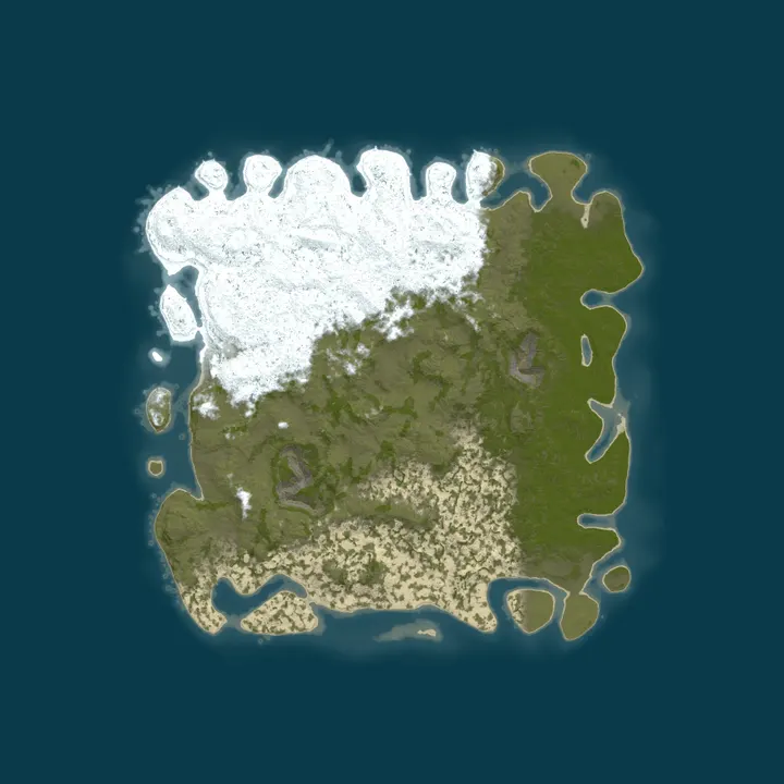 Map of [US]-XESSIVEMINDS Primitive- Bows, Spears, Melee Only