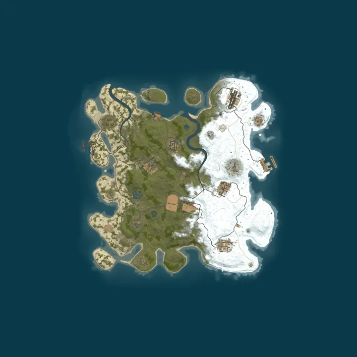 Map of #2 DOZA RUST X20/X50 | MAX3 | LOOT+ | ДЛЯ НОВИЧКОВ
