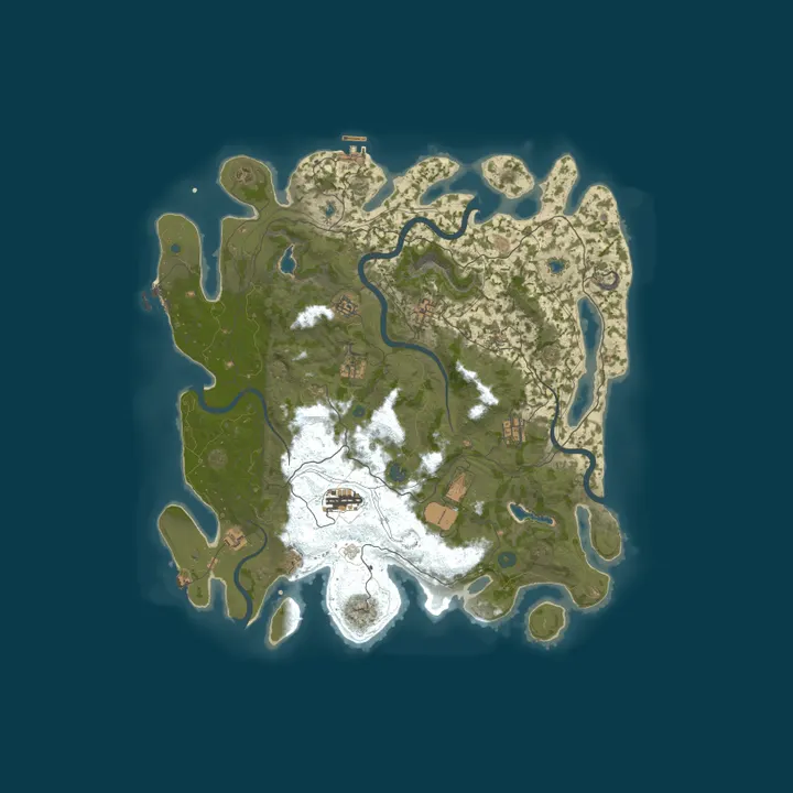 Map of BLACK RUST | ЛАМПОВЫЙ | X2 | MAX 4 | DLC EVENT
