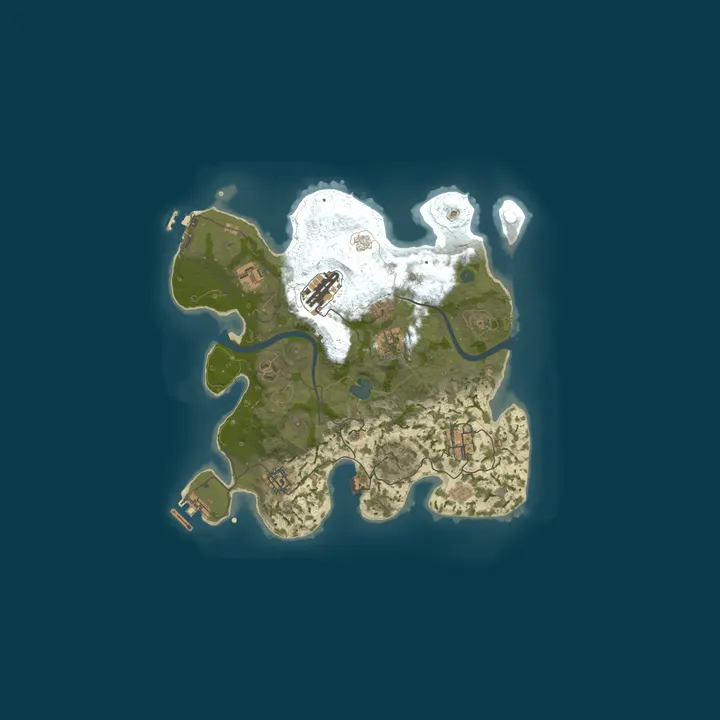 Map of [TR] Rust Sunucusu | ekiphost.com