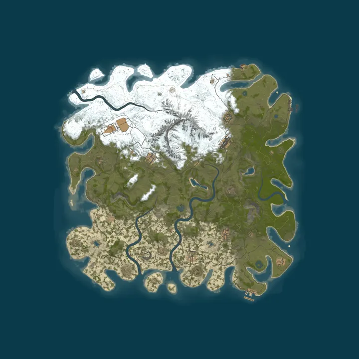 Map of George's achievements Server
