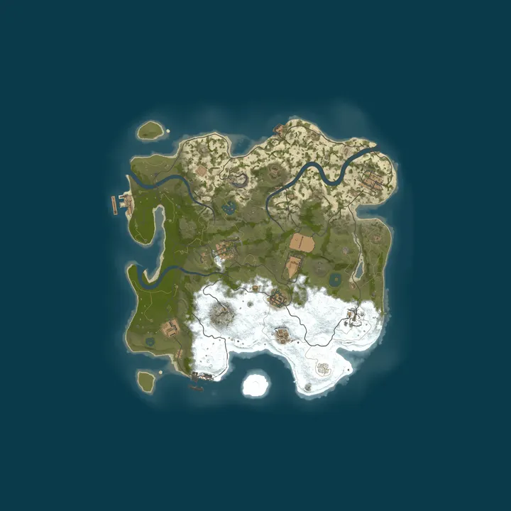 Map of My Rust Server